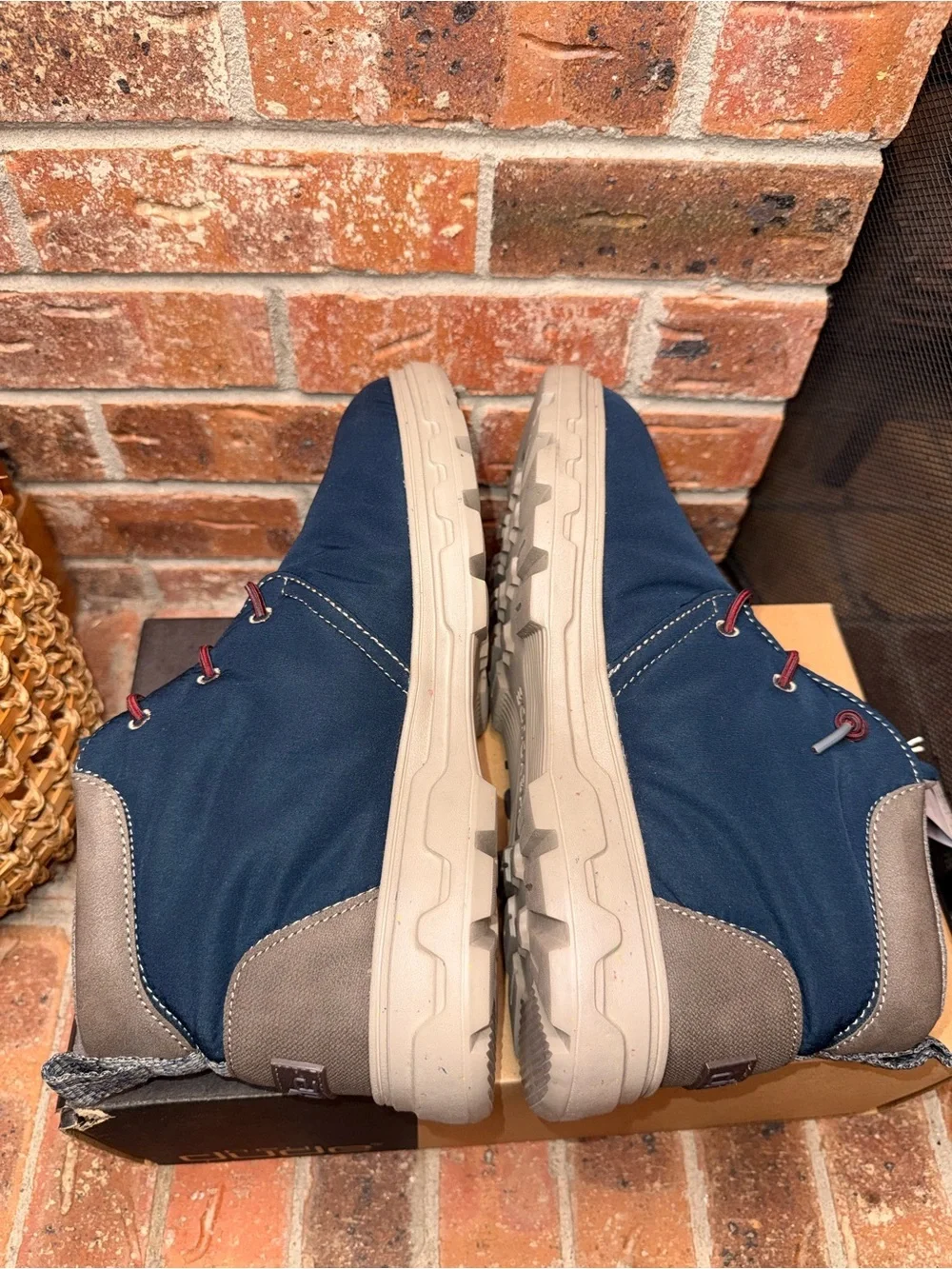 Hey Dude Spencer Eco Indigo Boots Men’s Size 12 Lightweight Comfort NWT